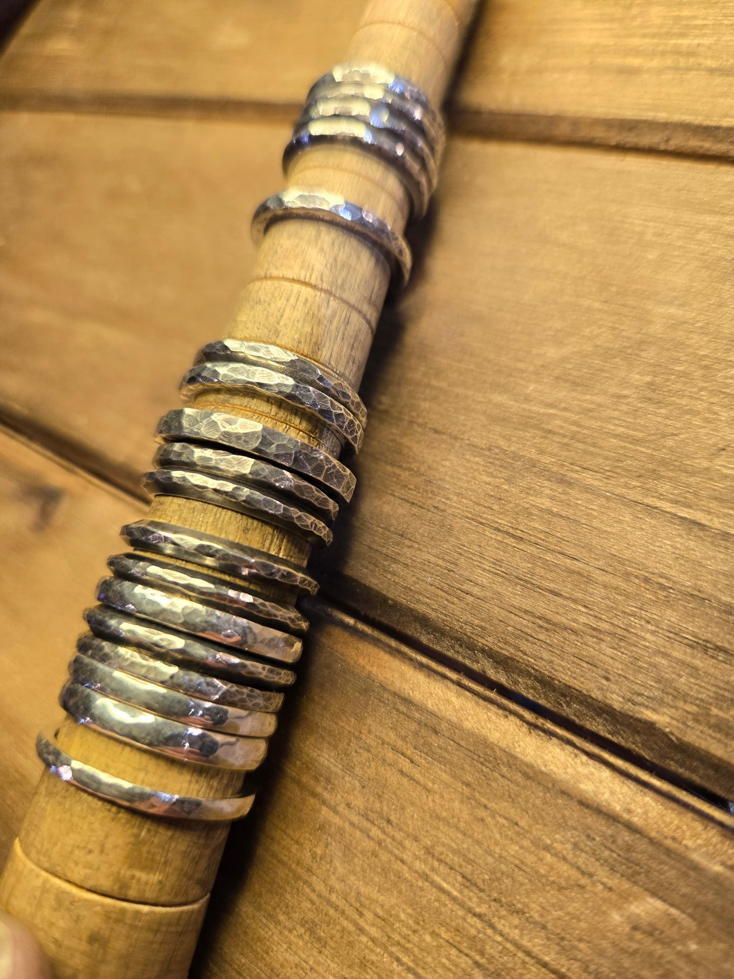 Silver stacker rings