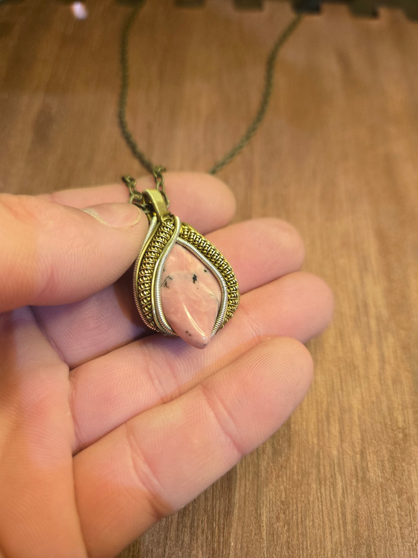 Rhodonite necklace