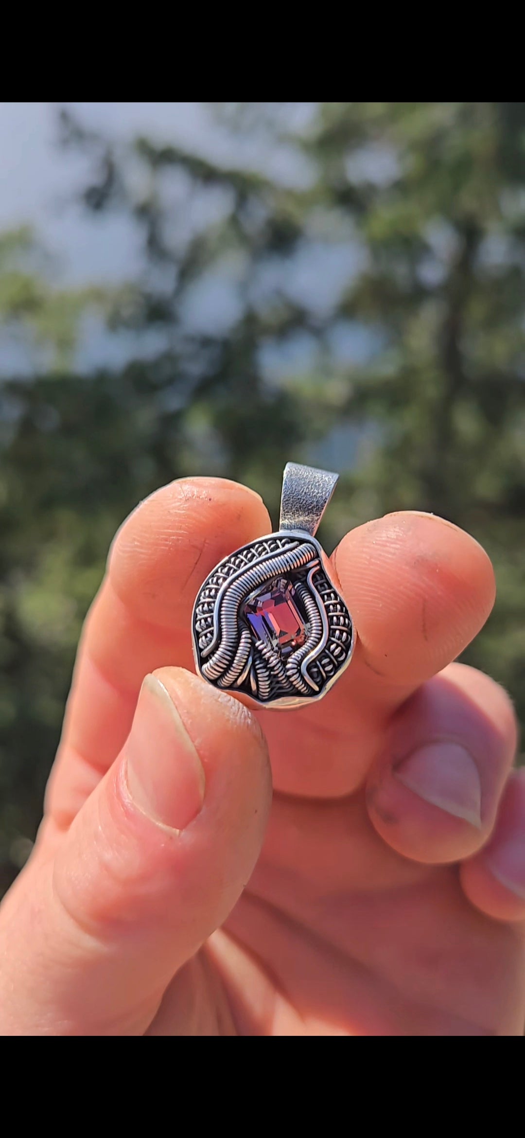 Mini Ametrine pendant
