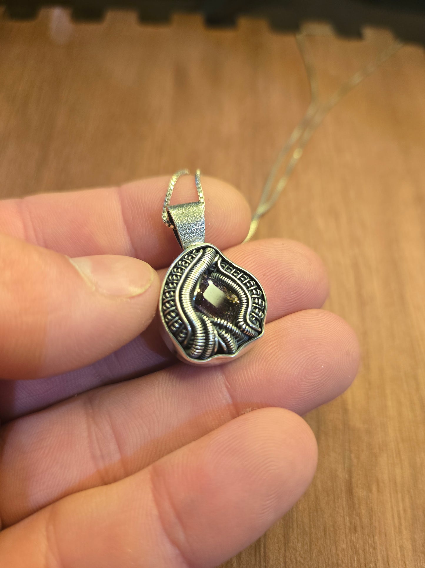 Mini Ametrine pendant
