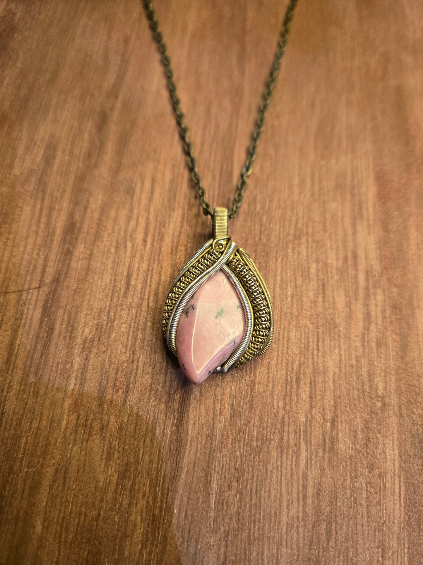 Rhodonite necklace