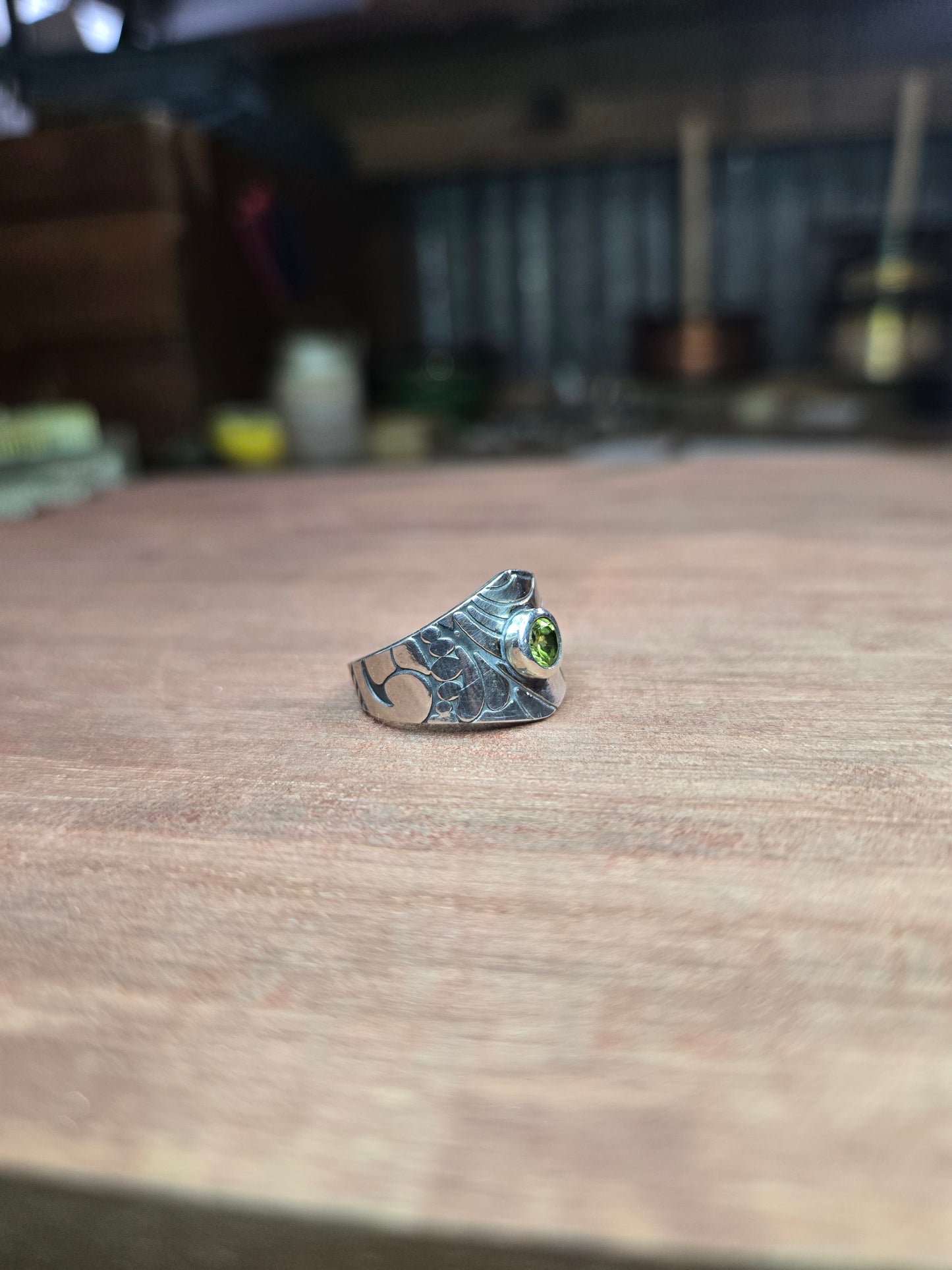 Peridot ring