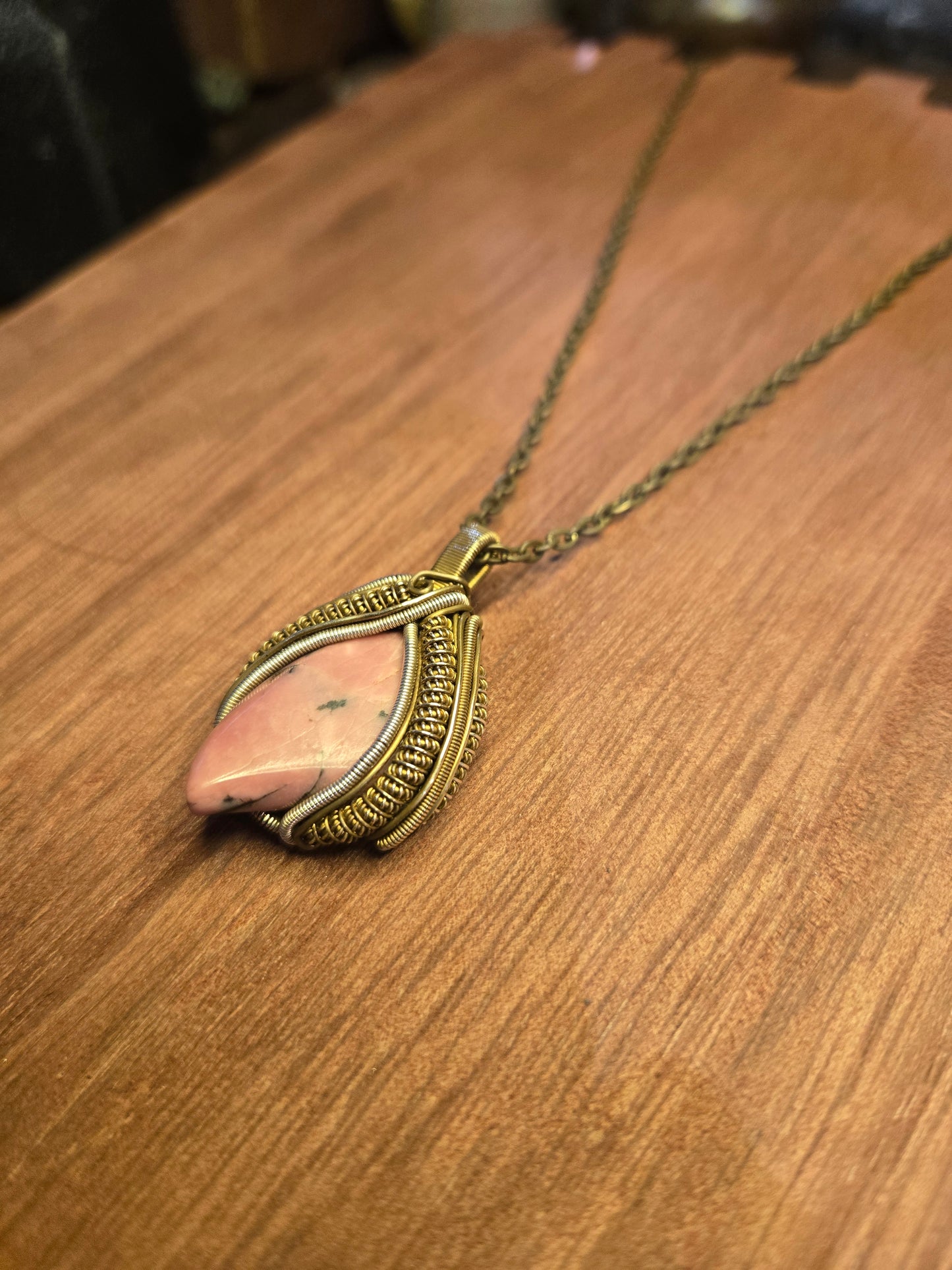 Rhodonite necklace