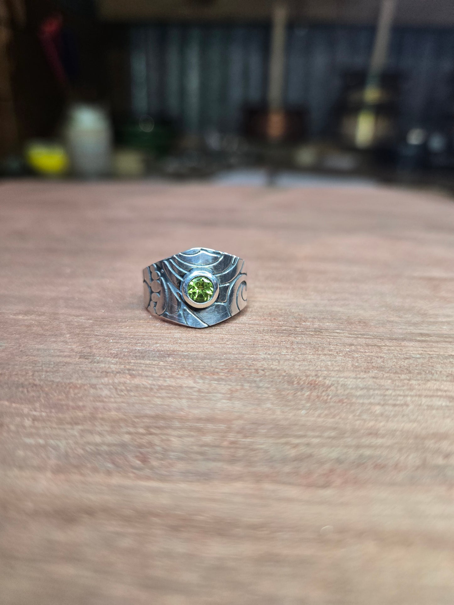 Peridot ring