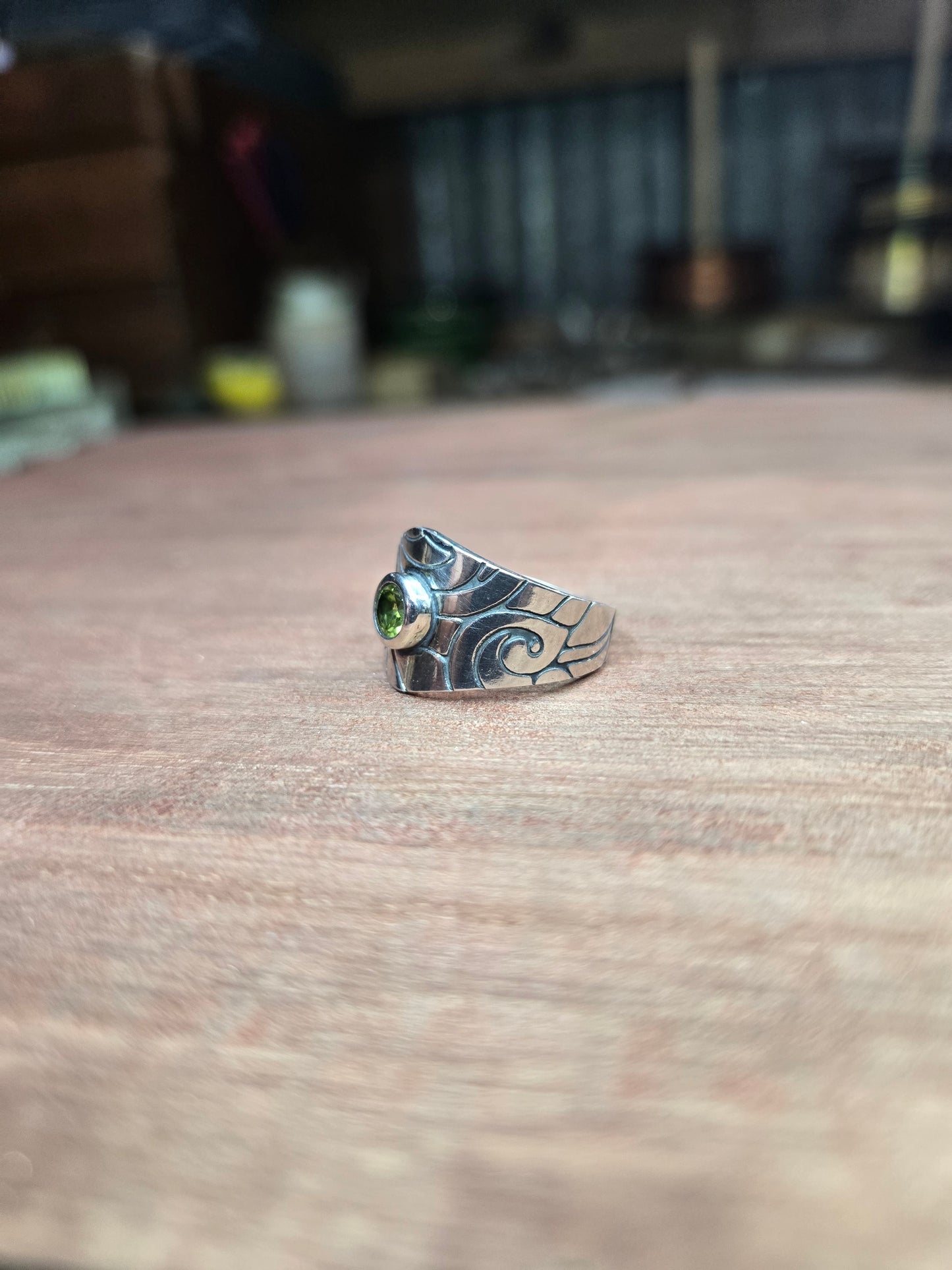 Peridot ring
