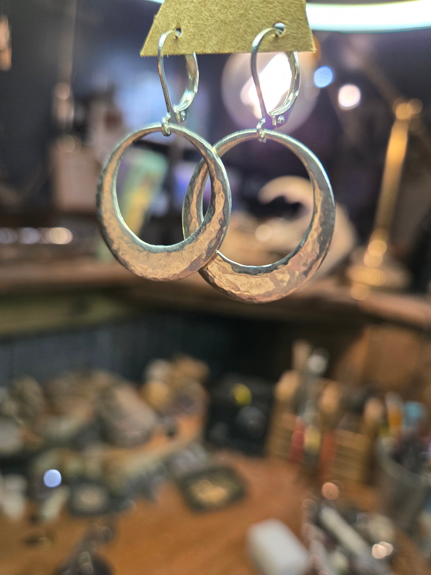 Silver earrings