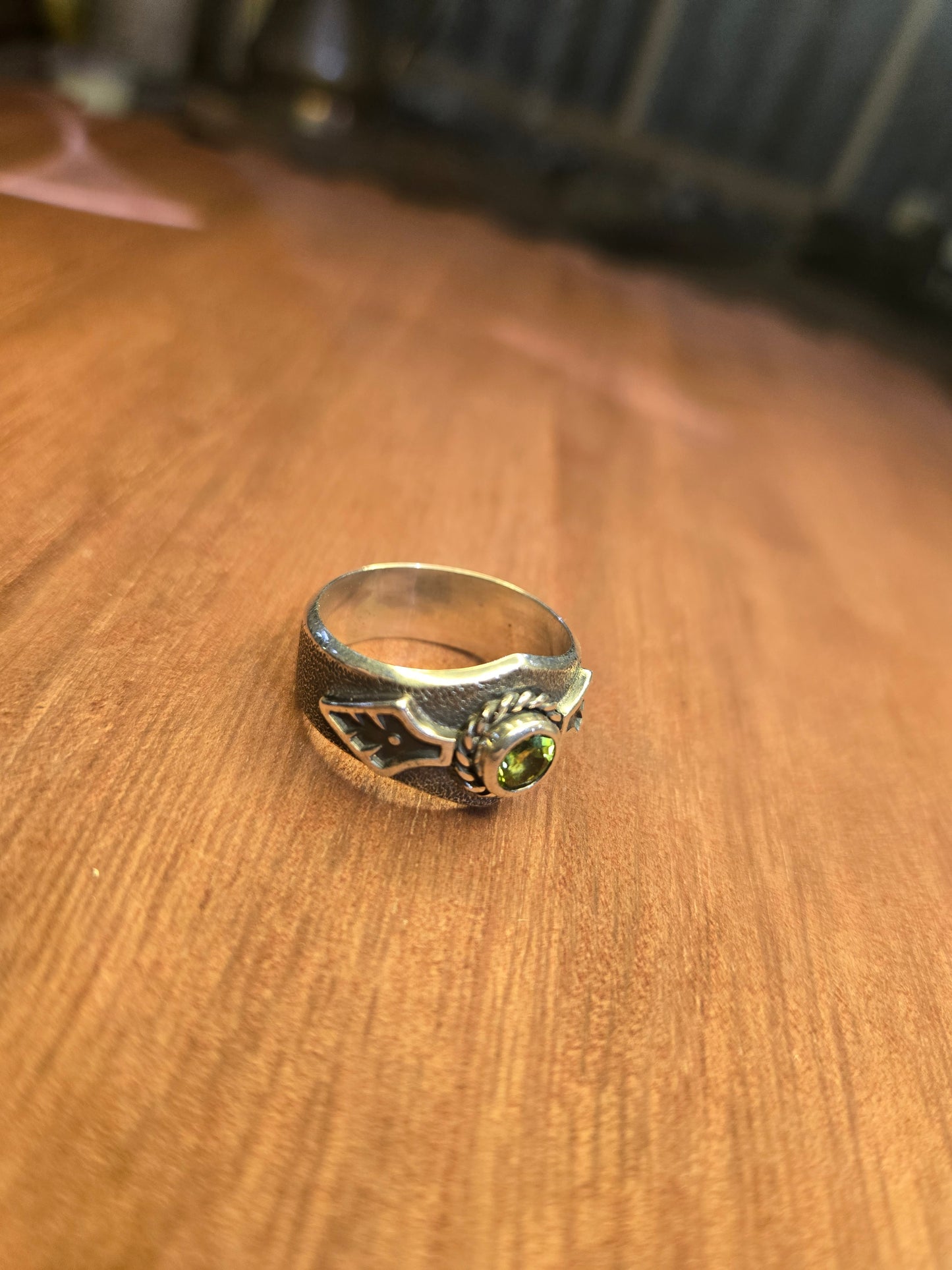 Peridot ring
