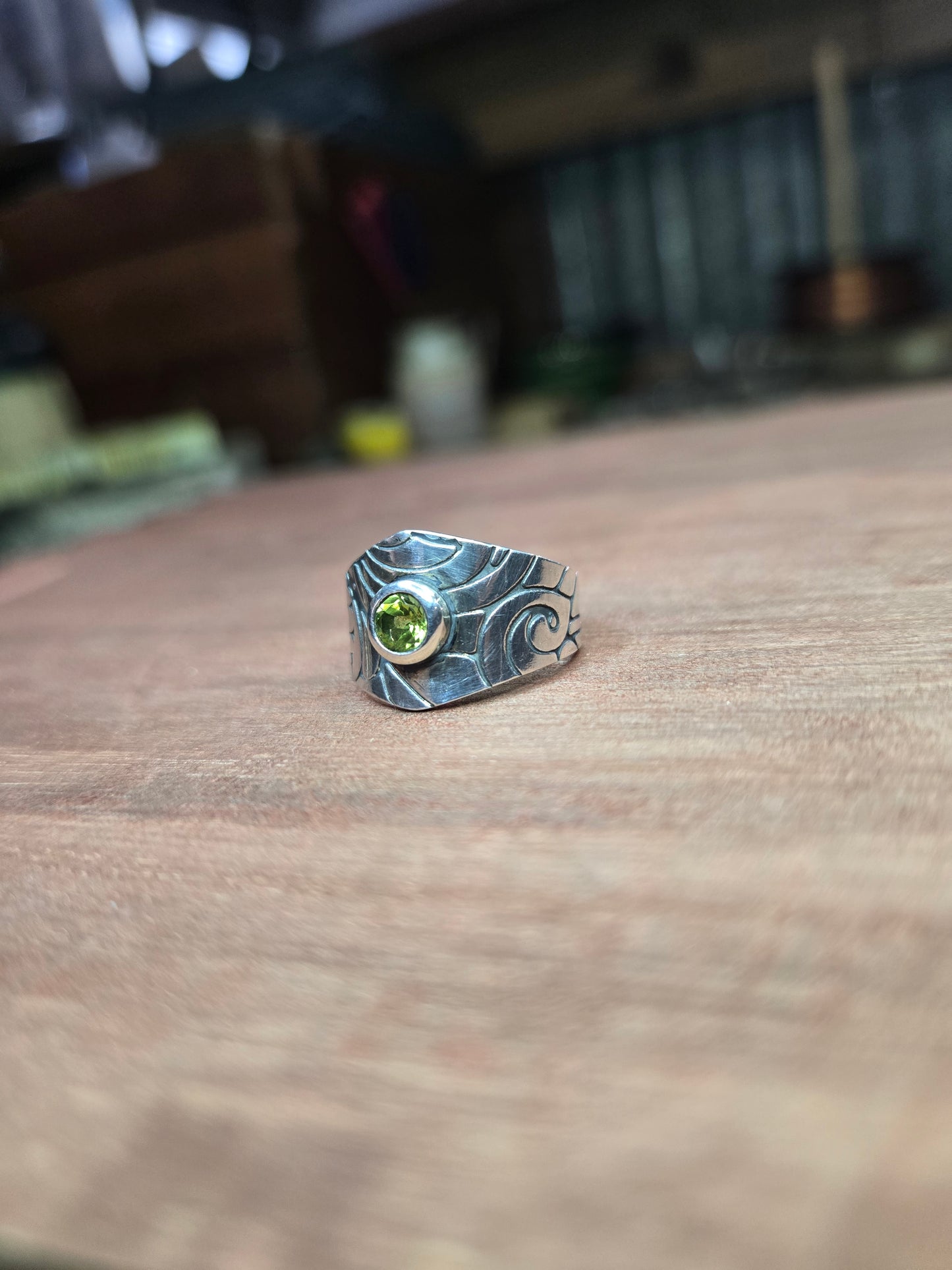 Peridot ring