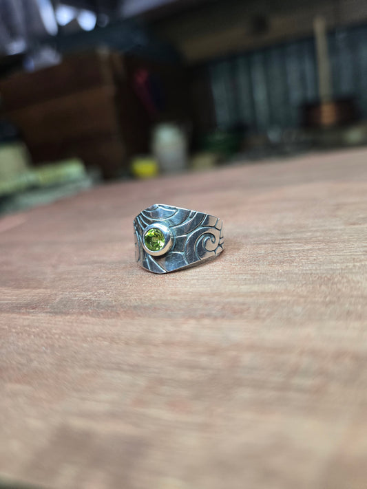 Peridot ring