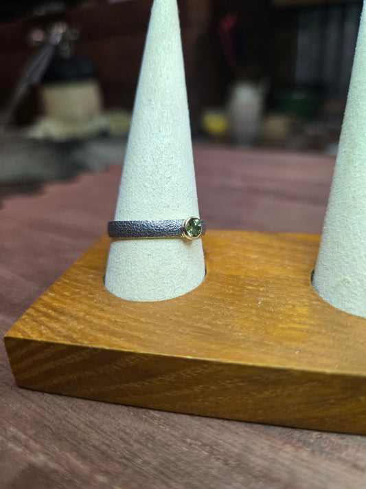 Peridot in 14k gold